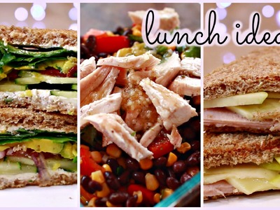 Healthy + Unique Lunch Ideas!