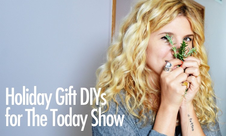 Holiday Gift DIY's for the Today Show - Behind The Scenes Prep