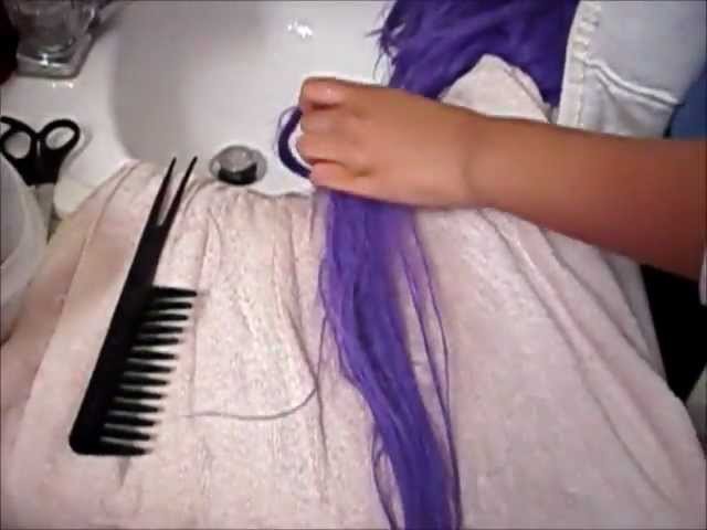 How to detangle a cosplay wig