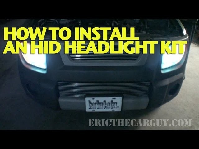 How To Install an HID Headlight Kit -EricTheCarGuy