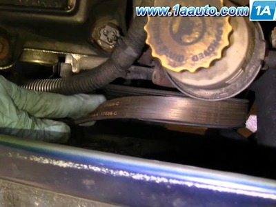 How To Install Replace Alternator Power Steering Belt Dodge Intrepid 2.7L 98-04 1AAuto.com