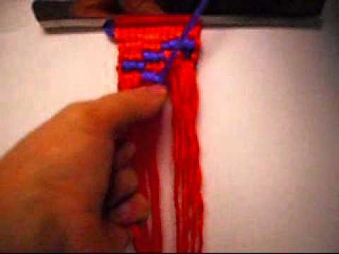 How To Make A Alpha Friendship Bracelet With The Letter.W