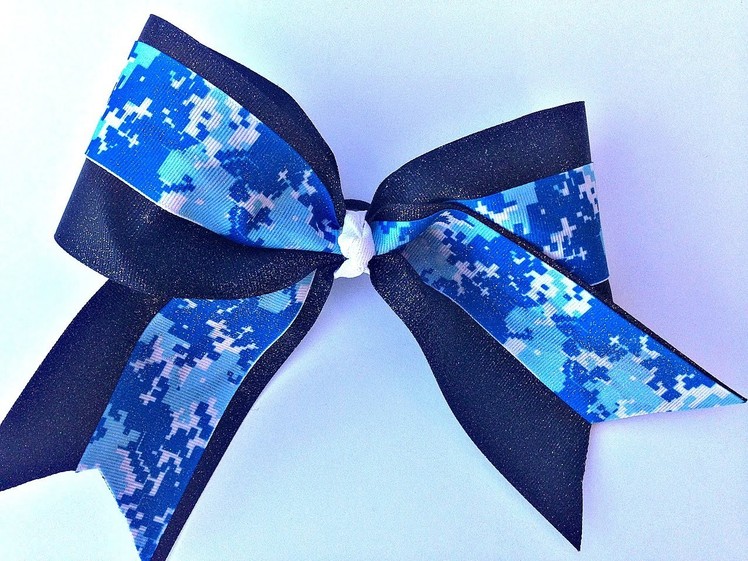 How to Make a Big Glitter Cheer Bow Without Sewing