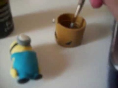 How to make a polymer clay minion