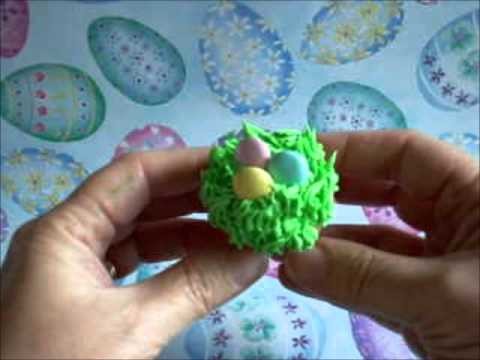 How to Make Cute Easter Nest Cupcakes