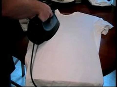 How to Make Iron-On T Shirt Designs : How to Apply an Iron-On Transfer to a T Shirt