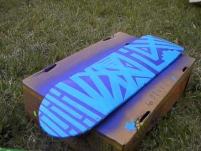 How to Paint Your Skateboard, Longboard, Etc. 2