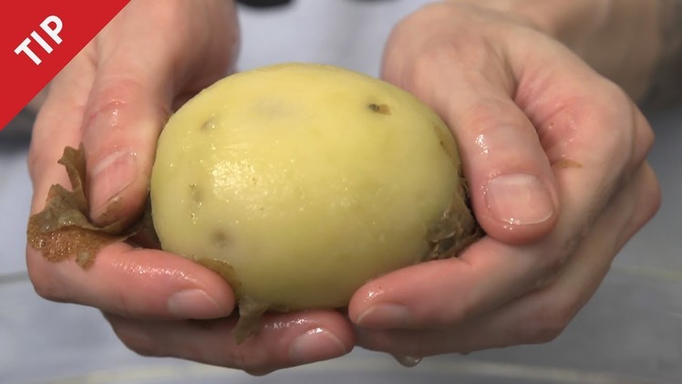 How to Peel a Potato with Your Bare Hands - CHOW Tip
