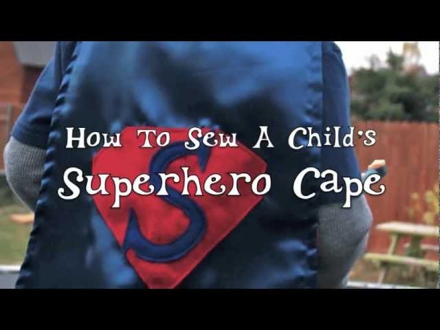 How To Sew A Superhero Cape