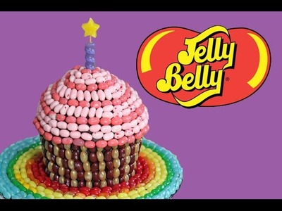 JELLY BELLY Cupcake! How to make GIANT Candy Cupcakes | My Cupcake Addiction