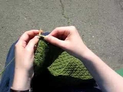 Knitting p1, k1, p1 in same stitch