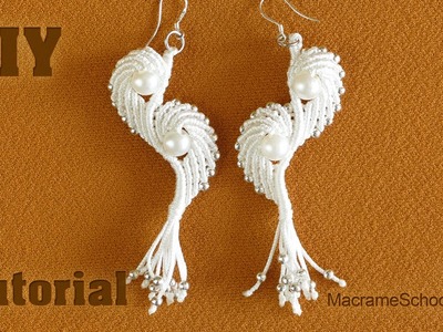 Macramé Angel Wings - Earrings Tutorial
