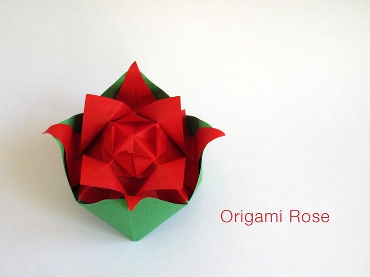 Origami Nested Rose