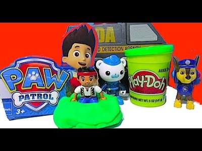 PAW PATROL Parody [Nickelodeon] Octonauts, Play-Doh Slime, Chase, Marshall, CDA Van, Toy Video