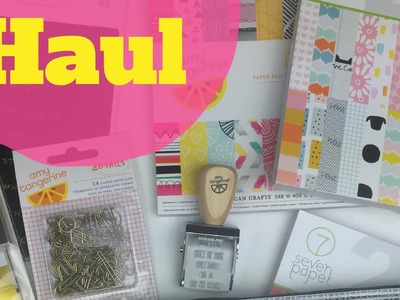 Project Life Haul + Some Planner Stuff