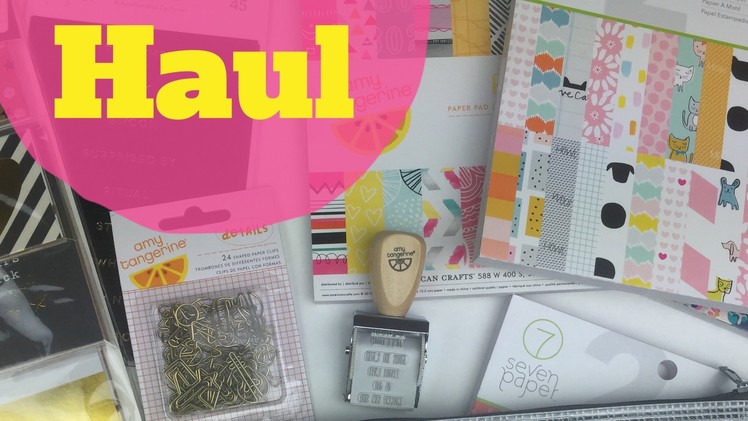 Project Life Haul + Some Planner Stuff
