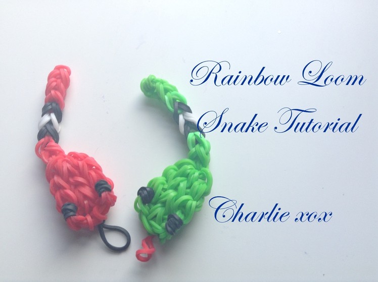 Rainbow Loom Snake Tutorial!
