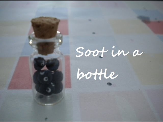 Totoro: soots in a miniature bottle