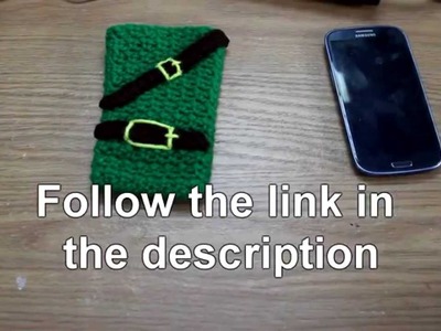 Unboxing Link:Legend of Zelda cellphone cover crochet ASMR etsy