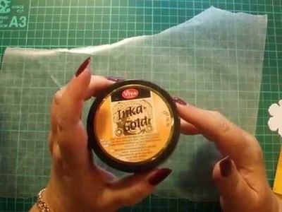 30.Technique: How to use Viva Decor's Inka Gold Metallic Paint for your Paper Crafts