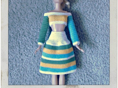 Barbie's - Crochet Multi Colored Skirt