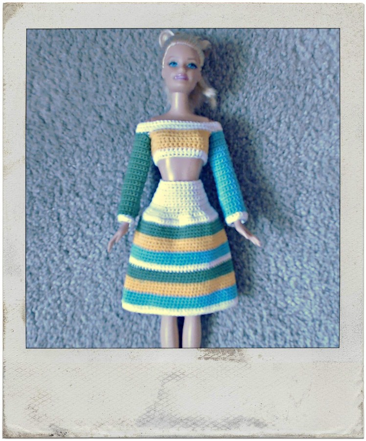 Barbie's - Crochet Multi Colored Skirt