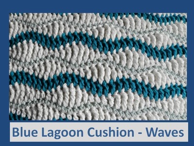 Blue Lagoon Cusion - Waves for second side - ENGLISH