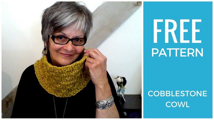 Cobblestone Cowl Free Knitting Pattern