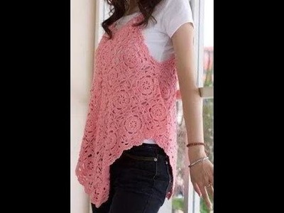 Crochet shrug| how to crochet vest shrug free pattern tutorial for beginners 32