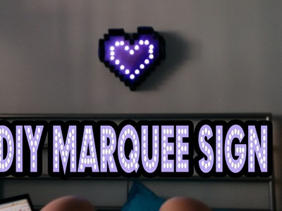 DIY $5 Marquee Sign