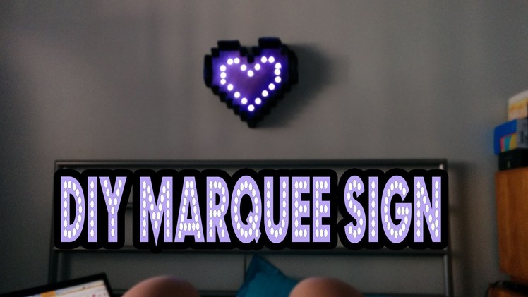 DIY $5 Marquee Sign