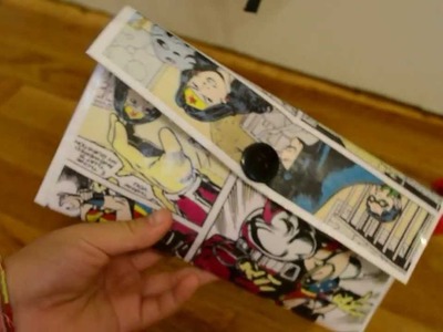 DIY: Easy Comic Book Clutch || everythingjess