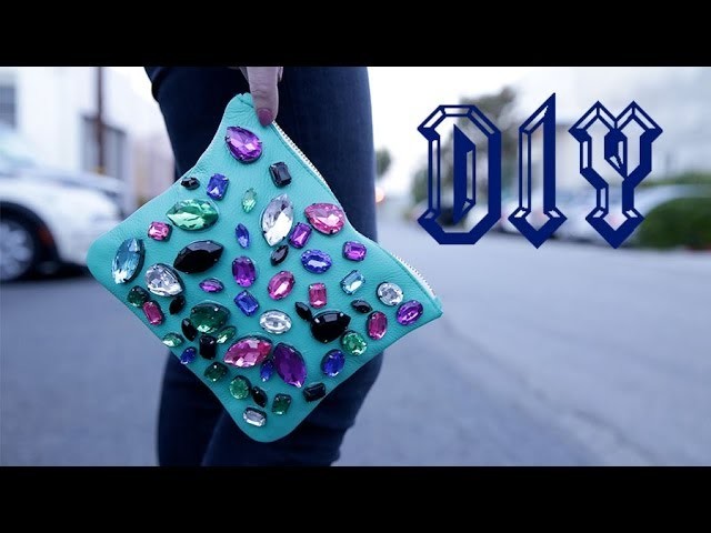 DIY Fashion | Jeweled Party Clutch | Designer DIY