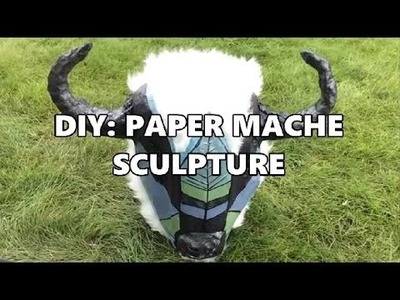 DIY SCULPTURE | CHICKEN WIRE AND PAPER MACHE