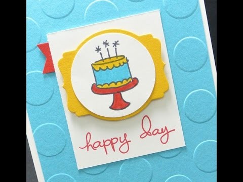 Easy Birthday Card - Endless Birthday Wishes From Stampin' Up!
