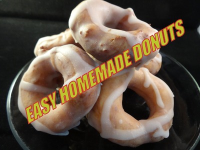 Easy "shortcut" Homemade Glazed Donuts (Luther Burger too!) -with yoyomax12