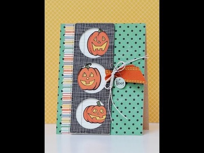 Finally Friday: "boo" card (Two Peas In A Bucket