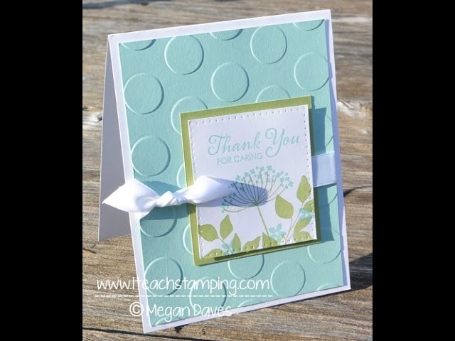 Friday Flip Inspiration Card:  Making a Thank You Card