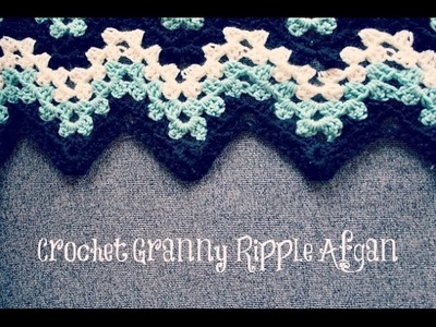 Granny Ripple Afghan Crochet in Tamil