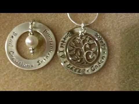 Hand Stamped Sterling Silver Necklace Part 2