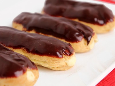 Homemade Eclairs Recipe - Laura Vitale - Laura in the Kitchen Episode 807
