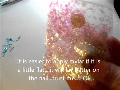 How to make Mylar for nail art