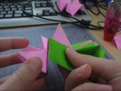 How to make the Revealed Flower. Origami