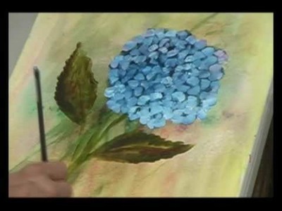How to Paint a Hydrangea with Oil on Canvas