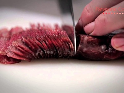 Learn how to have perfectly thin sliced meat!