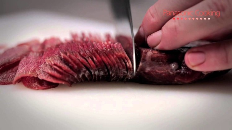 Learn how to have perfectly thin sliced meat!