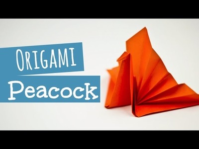 Origami peacock instructions (pavão de origami)