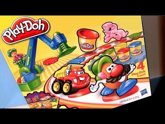 Play Doh Toy Time Race Game Playset Chuck & Friends Chuck the Talking Truck Pinkie Pie Play Dough
