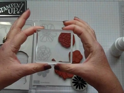 Quick Tip ; 2-Way Glue Pen & Clear Mount stamps with Dawn