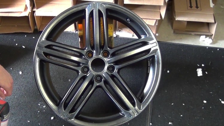 Silver Metalizer PlastiDip on a Wheel - DipYourCar.com How-To